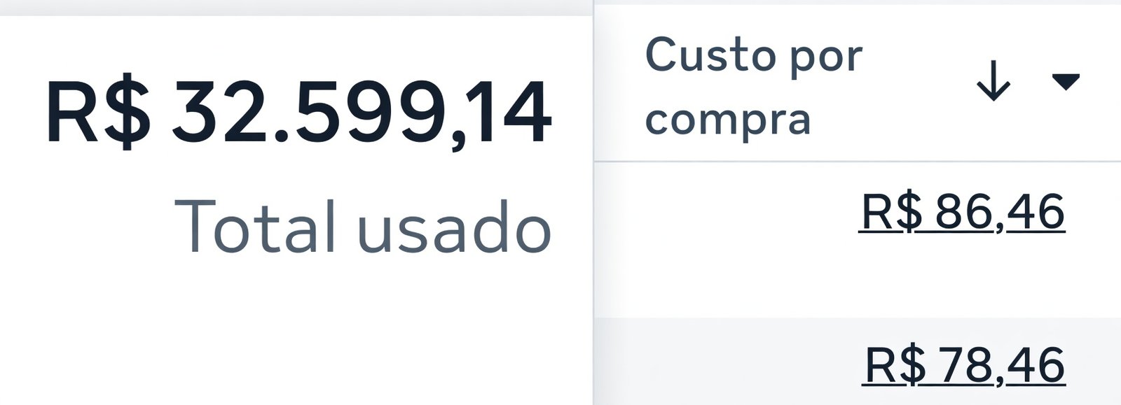 Print R$30k queimados em anúncios